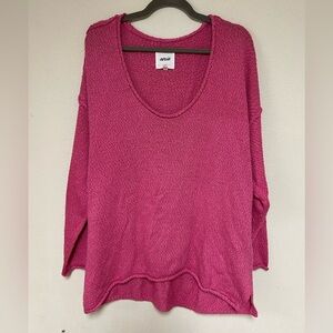 Pink Women's Sweater by Aerie size large